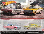 2-pack Plymouth Belvedere 426 Wedge 1963, Dodge Coronet 1965 Hot Wheels