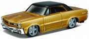 Pontiac GTO 1965 gold/black legetøjsbil