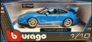 Porsche 911 GT3 RS 4.0 Blue scale 1:18