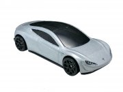 Tesla Roadster silver - Hot Wheels 1:64 (utan förp.)