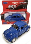 VW Beetle - blå - scale 1:34