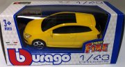VW Polo gul - skala 1:43
