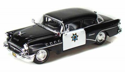Buick Century 1955 Police modellbil