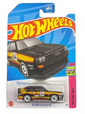 Audi Quattro Sport 1984 musta - Hot Wheels 1:64