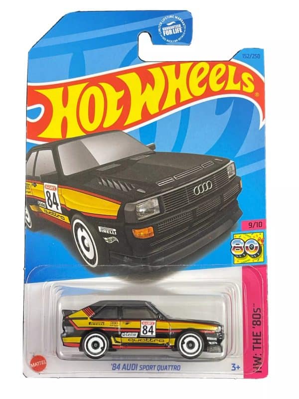 Audi Quattro Sport 1984 schwarz - Hot Wheels 1:64