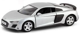 Audi R8 Coupe - hopea - mittakaava 1:32-35