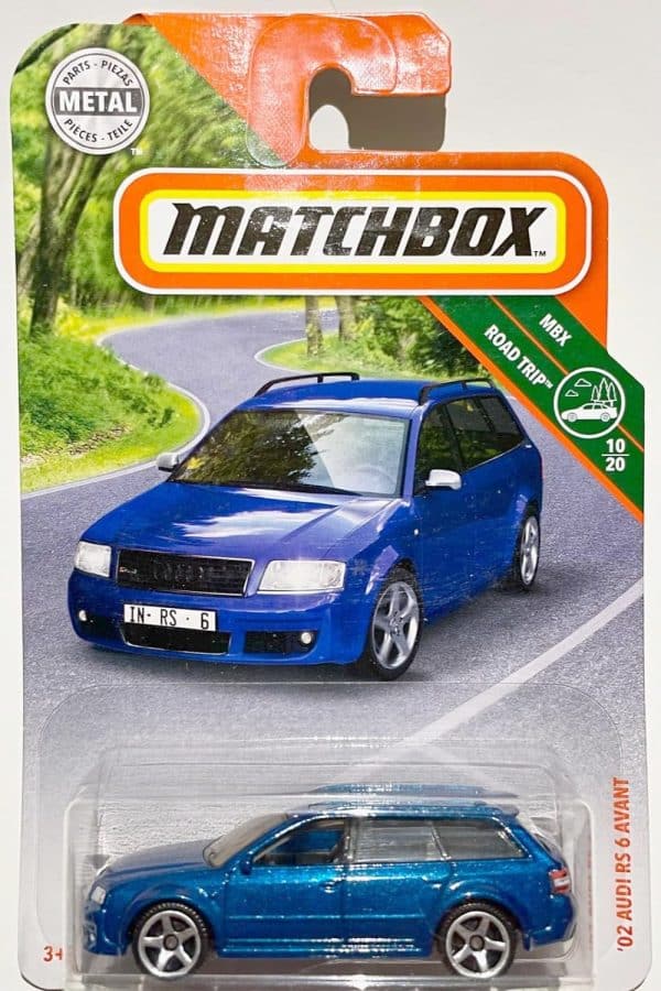 Audi RS6 Avant 2002 blå - Matchbox 1:64