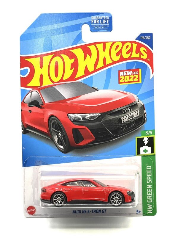 Audi RS E-Tron GT röd - Hot Wheels 1:64.