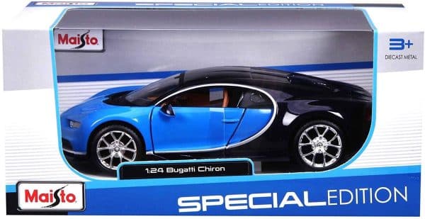 Bugatti Chiron blue/dark blue - scale 1:24 - Image 2