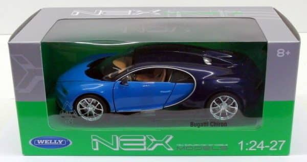 Bugatti Chiron, blå/mörk blå, 2016 - skala 1:24 - Bild 2
