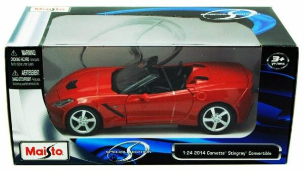 Chevrolet Corvette C7 Stingray Conv. 2014 rød - skala 1:24 - Billede 2