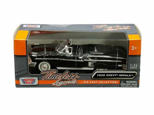 Chevrolet Impala 1958 svart - skala 1:24 - Bild 2