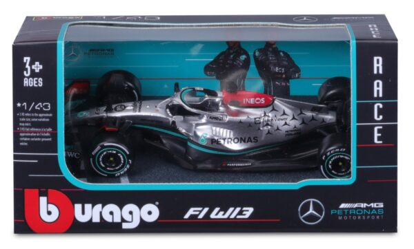 F1 Mercedes AMG no 63 G.Russell 2022 - skala 1:43 (skadad förpackning) - Bild 2