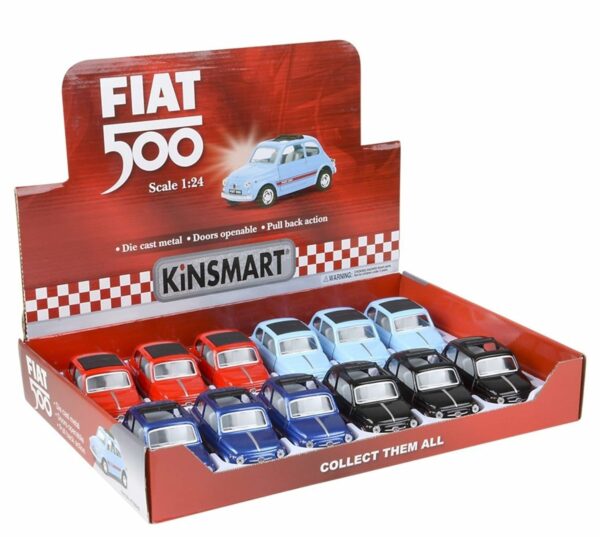 Fiat 500 schwarz - Maßstab 1:24 - Bild 2