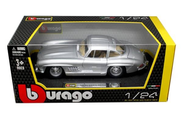 Mercedes 300 SL (W198) 1954 silver - skala 1:24 - Bild 2