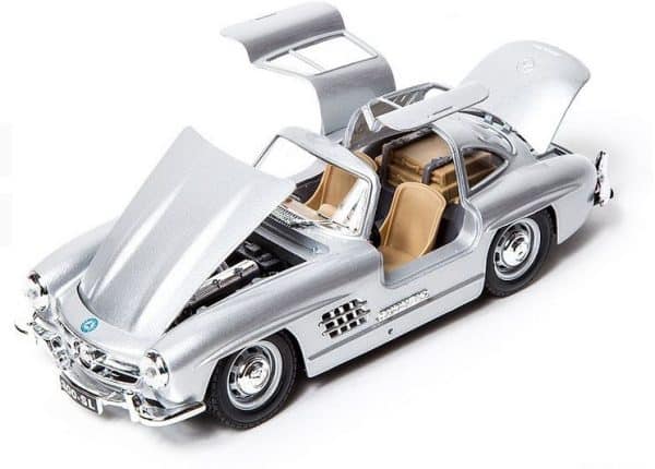 Mercedes 300 SL (W198) 1954 silver - skala 1:24 - Bild 3