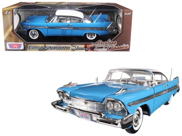 Plymouth Fury Coupe 1958 blau – 1:18 – Bild 2