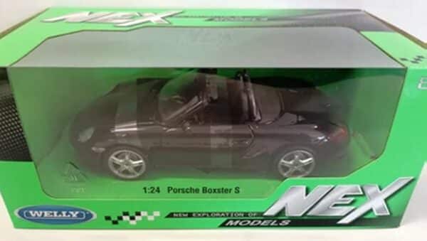 Porsche Boxster Cab 2012 schwarz - Maßstab 1:24 - Bild 2