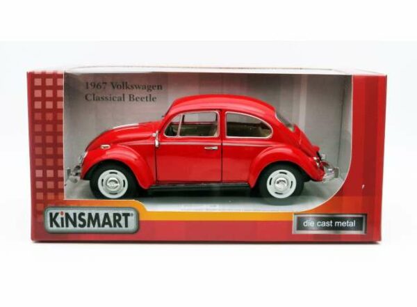 VW Beetle 1967 röd - skala 1:24 - Bild 2