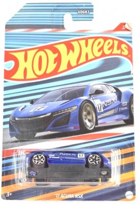 Honda Acura NSX 2017 sininen wm - Hot Wheels 1:64
