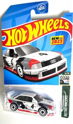 Audi Quattro 1990 valkoinen - Hot Wheels 1:64