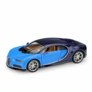 Bugatti Chiron, blå/mørkeblå, 2016 - skala 1:24