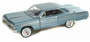 Chevrolet Impala 1964 sininen - mittakaava 1:24