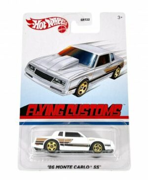 Chevrolet Monte Carlo 1986 white (Flying Customs) - Hot Wheels 1:64