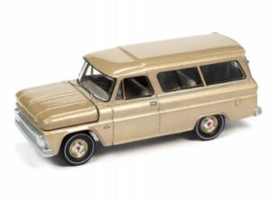 Chevrolet Suburban 1966 gold - scale 1:64