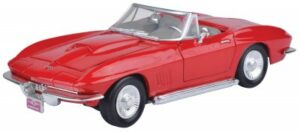 Chevrolet Corvette 1967 Rød - Skala 1:24