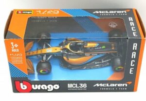 F1 McLaren 2022 Daniel Ricciardo - 1:43 mittakaava