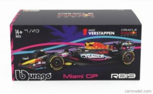 F1 Red Bull 2023 Miami GP M. Verstappen mit Helm – Maßstab 1:43