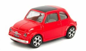Fiat 500 1965 punainen - mittakaava 1:43