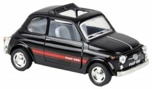 Fiat 500 sort - skala 1:24