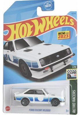 Ford Escort RS2000 white (blue) - Hot Wheels 1:64