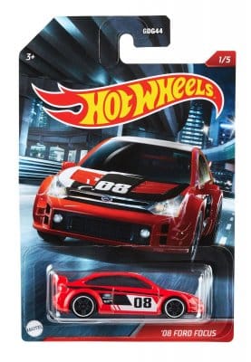 Ford Focus 2008 red - Hot Wheels 1:64