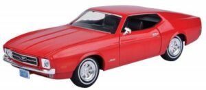 Ford Mustang Sportsroof, red 1971 - Scale 1:24