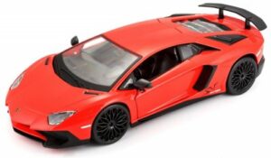 Lamborghini Aventador LP750-4 SV rød - skala 1:24