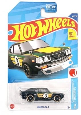 Mazda RX -3 NO3 Green/Black - Hot Wheels 1:64