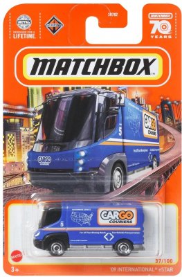 International eStar 2009 blau - Matchbox 1:64