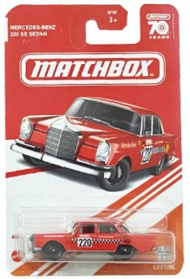 Mercedes Benz 220 SE 1962 red spec. - Matchbox