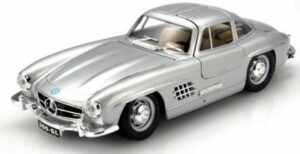 Mercedes 300 SL (W198) 1954 silver - scale 1:24