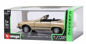 Mercedes Benz 450 SL brown/gold - scale 1:32
