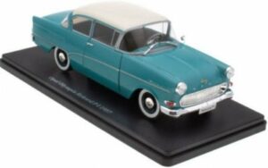Opel Olympia Rekord P1 1957 blue/white - scale 1:24