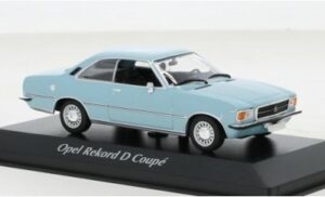 Opel Rekord D 1975 light blue - scale 1:43