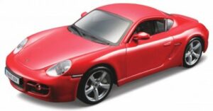 Porsche Cayman S punainen - mittakaava 1:32