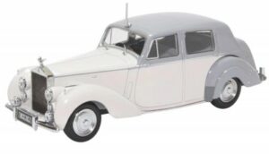 Rolls Royce Silver Dawn harmaa - mittakaava 1:43