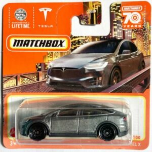 Tesla Model X gray - Matchbox 1:64