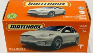 Tesla Model X white - Matchbox 1:64 (box)