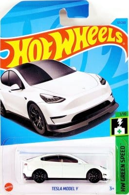Tesla Model Y white - Hot Wheels 1:64